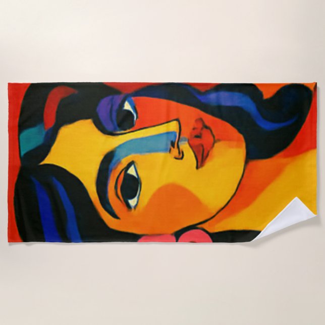 Toalha De Praia beach towel (Frente)