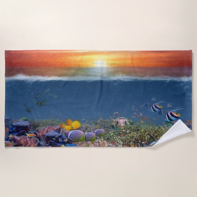Toalha De Praia Beach Towel (Frente)