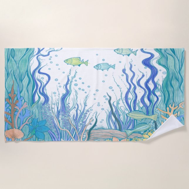 Toalha De Praia Beach Towel (Frente)