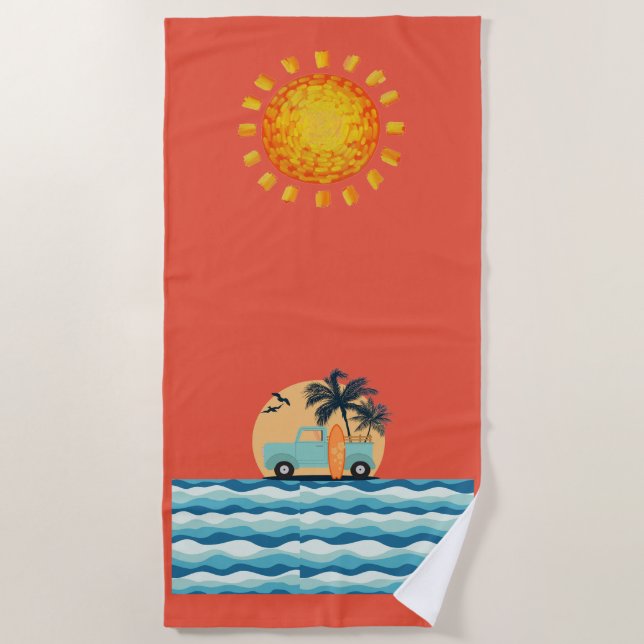 Toalha De Praia Beach Towel (Frente)