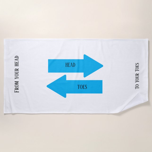 Toalha De Praia Beach Towel (Frente)