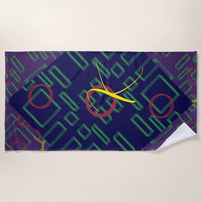 Toalha De Praia Beach Towel (Frente)