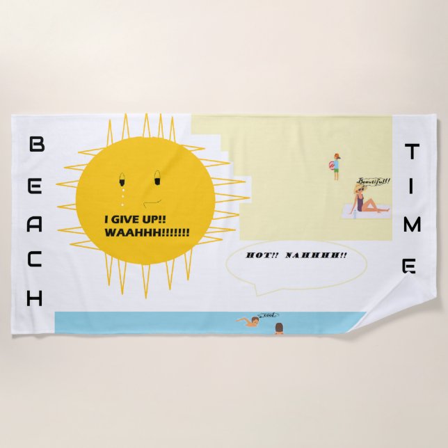 Toalha De Praia Beach Towel 01 (Frente)