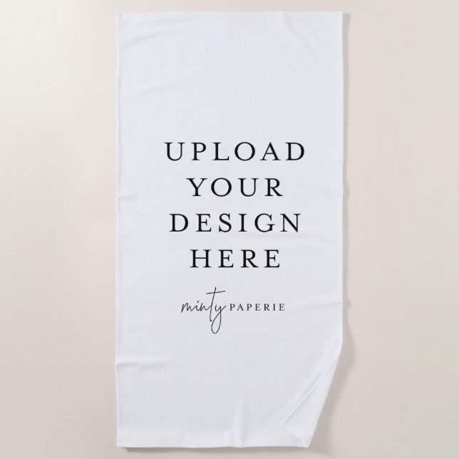 Toalha De Praia Beach Towel 70" x 35" (Frente)