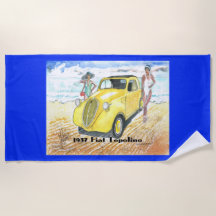 Beach Towel de 1937 Fiat Topolino