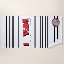 Beach Towel "I Yam What I Yam"