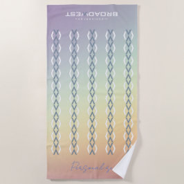 Toalha De Praia Beach Towel - Ombre 2