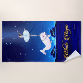 Toalha De Praia Beach Towel Princess of Whales "Heavenly Balé"