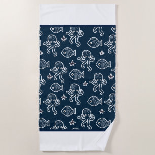 Toalha De Praia Beach Towel — Sea Life
