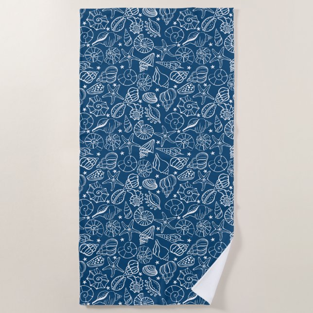 Toalha De Praia Beach Towel — Sea Life (Frente)