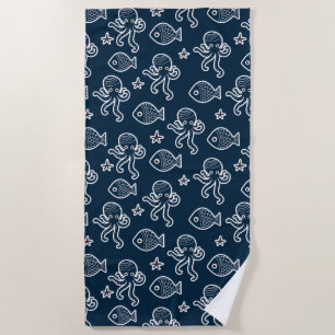 Toalha De Praia Beach Towel — Sea Life