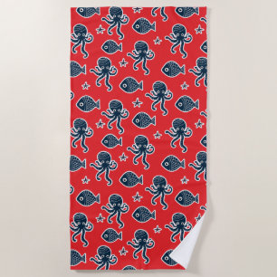 Toalha De Praia Beach Towel — Sea Life