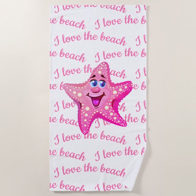 Toalha De Praia Beach Towel-Starfish (Frente)