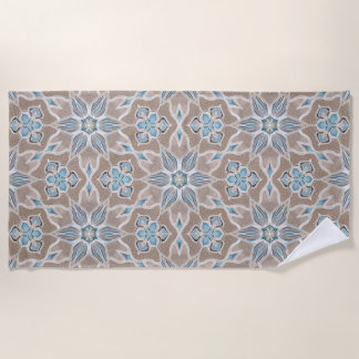 Toalha De Praia Beach Towel, "Tidal Ephemera"
