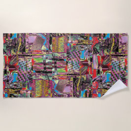 Toalha De Praia Beach Towel – Urban Fractals