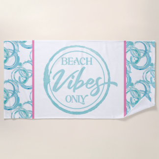 Toalha De Praia Beach Vibes Beach Towel