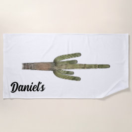Toalha De Praia Beach Vibes Cactus Beach Towel