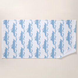 Toalha De Praia Bebê Blue Boat