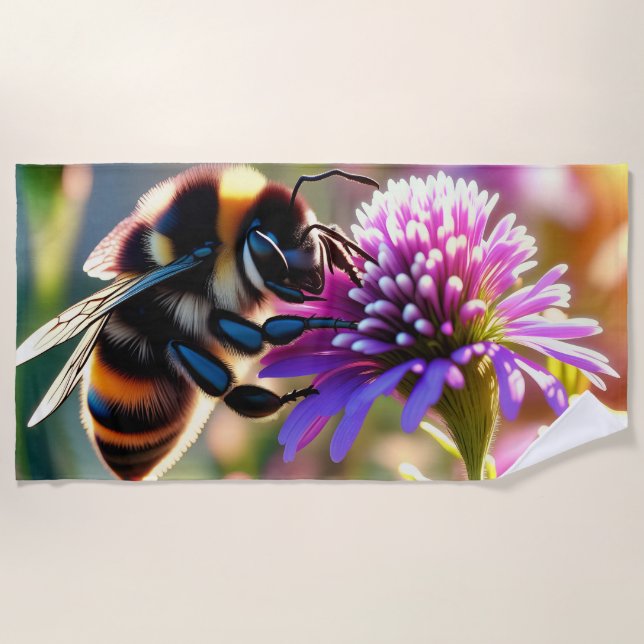 Toalha De Praia Bee Beach Towel (Frente)