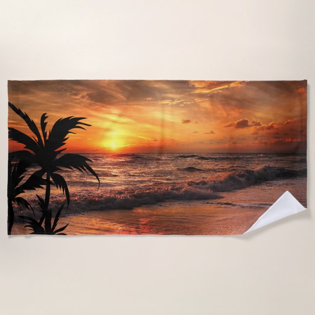 TOALHA DE PRAIA BELEZA DE NATUREZA DA PRAIA DO SOL (Frente)