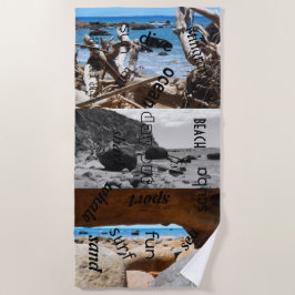 Toalha De Praia beleza Nova Zelândia da praia do makatu