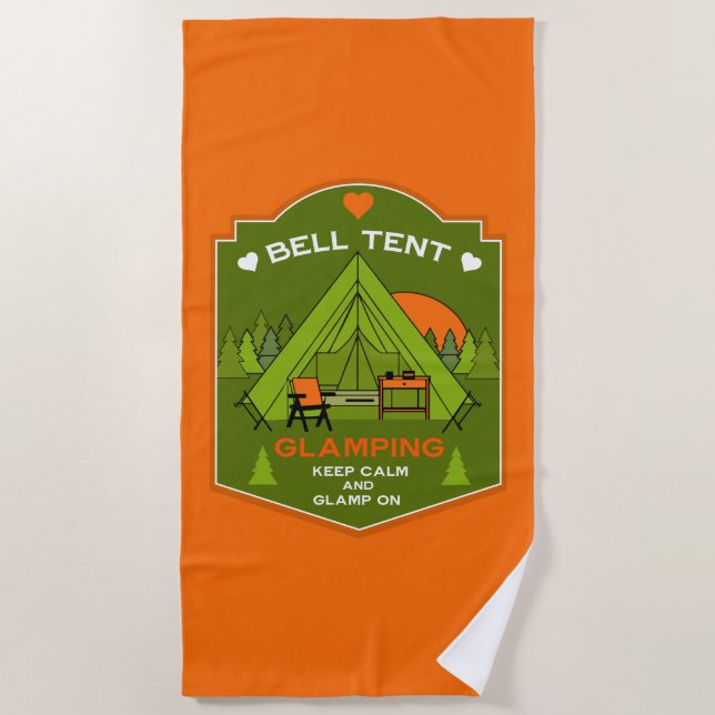 Toalha De Praia Bell Tent Glamping (Frente)