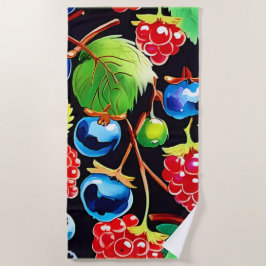 Toalha De Praia Berryful Delight Art