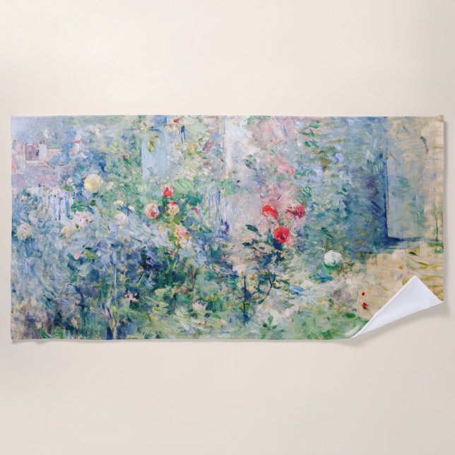 Toalha De Praia Berthe Morisot - O Jardim de Bougal (Frente)