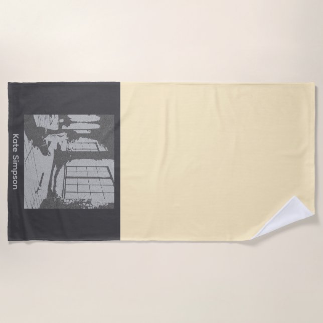 Toalha De Praia Best Yoga Teacher Ever (Frente)