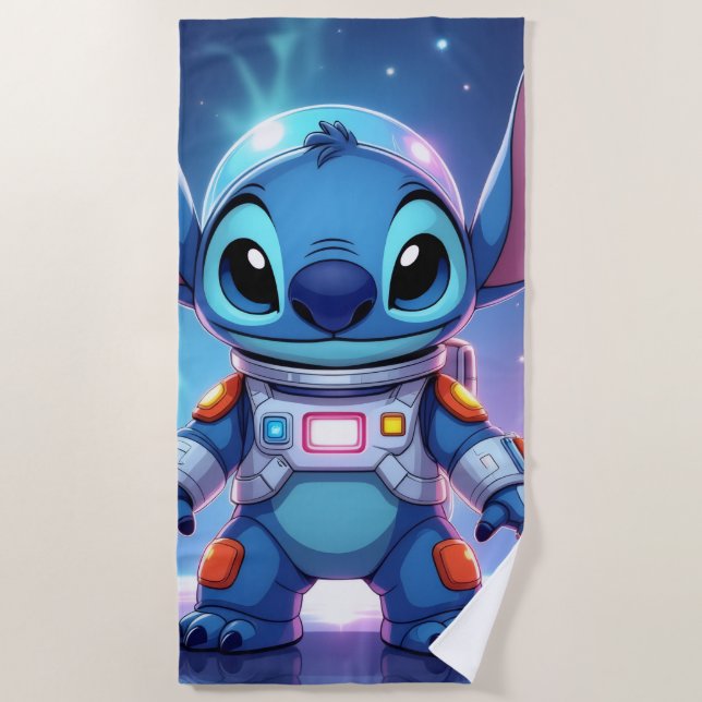 Toalha De Praia Beste Freunde fürs Leben – Lilo & Stitch   (Frente)