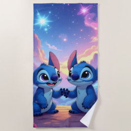 Toalha De Praia Beste Freunde fürs Leben – Lilo & Stitch