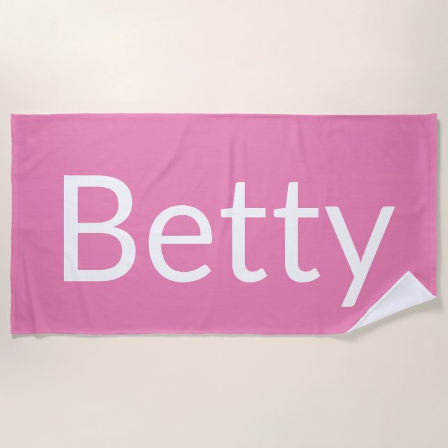 Toalha De Praia Betty (Frente)