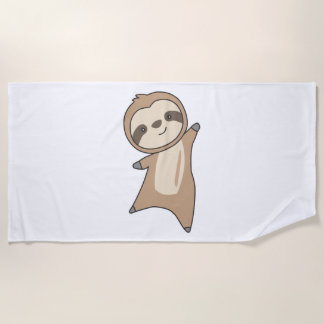 Toalha De Praia Bichos Lentos E Bonitos Para Crianças Leves Engraç