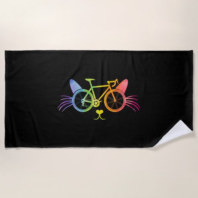 Toalha De Praia Bicicleta Lgbt (Frente)