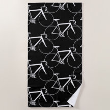 BICICLETAS MOTIF DE RACO BRANCO E NEGRO