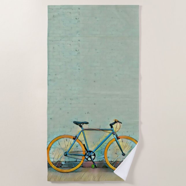 Toalha De Praia Bicycle gifts for her (Frente)
