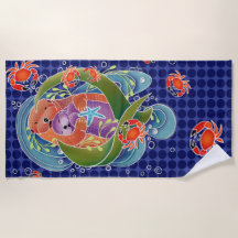 Toalha de praia BINDI SEA OTTERS