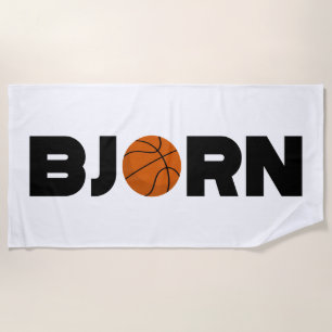 Toalha De Praia Bjorn Basball
