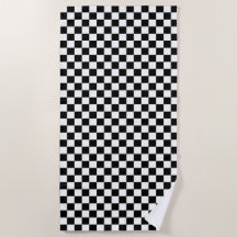 Black and white checkerboard pattern 