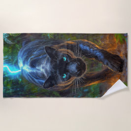 Toalha De Praia Black Panther