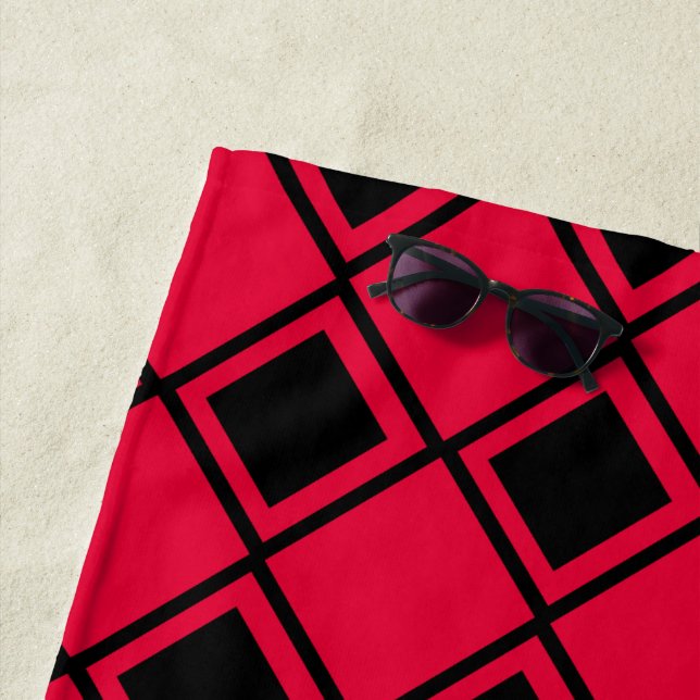 Toalha De Praia Blob Harlequin rosa (In Situ)