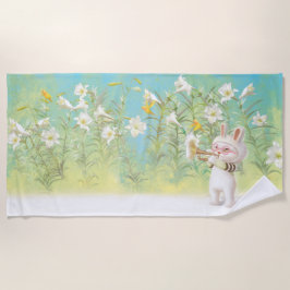 Toalha De Praia Blooming Lily