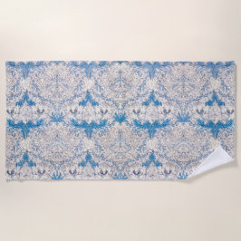 Toalha De Praia Blue Honeysuckle (por William Morris)