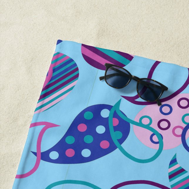 Toalha De Praia Blue Paisley (In Situ)