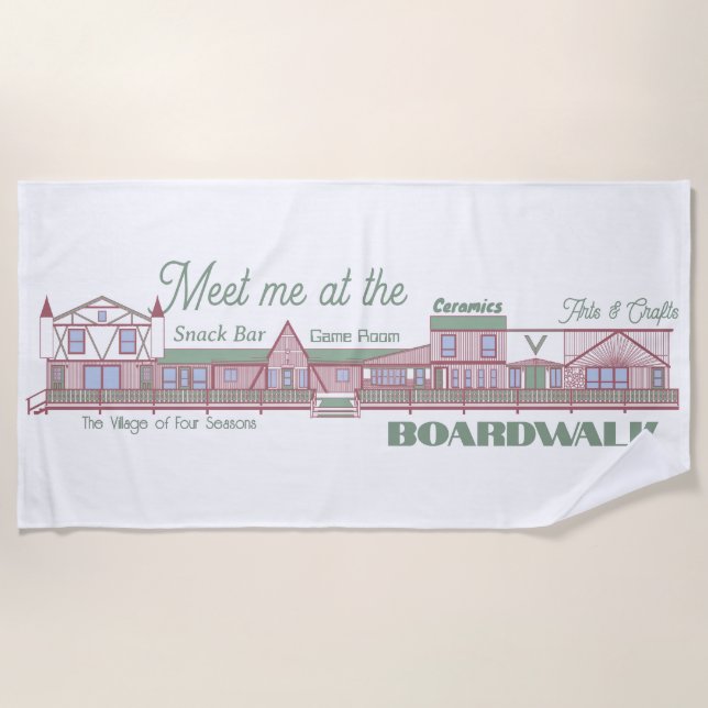 Toalha De Praia Boardwalk Towel (Frente)