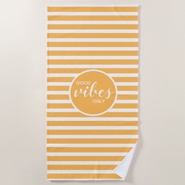 Toalha De Praia Boas Víblias Bonitas Apenas Amarelas Brancas Moder (Frente)