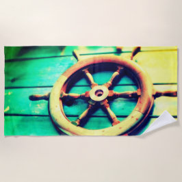 Toalha De Praia Boat Helm Beach Towel