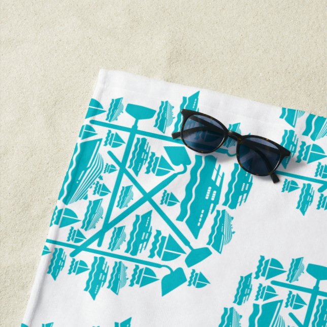 Toalha De Praia Boats & Hoes (In Situ)