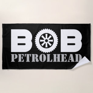 Toalha De Praia Bob Petrol Head