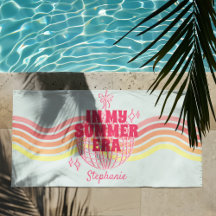 Bola De Disco Cor-De-Rosa Na Minha Era De Verão